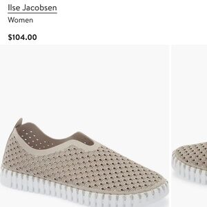 Ilse Jacobsen Women's Taupe Slip-On Sneakers